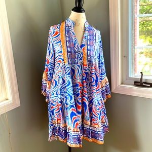 Happy Look made in Italy tiered dress NWT size OS